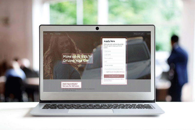 Ordenador Con Landing Page